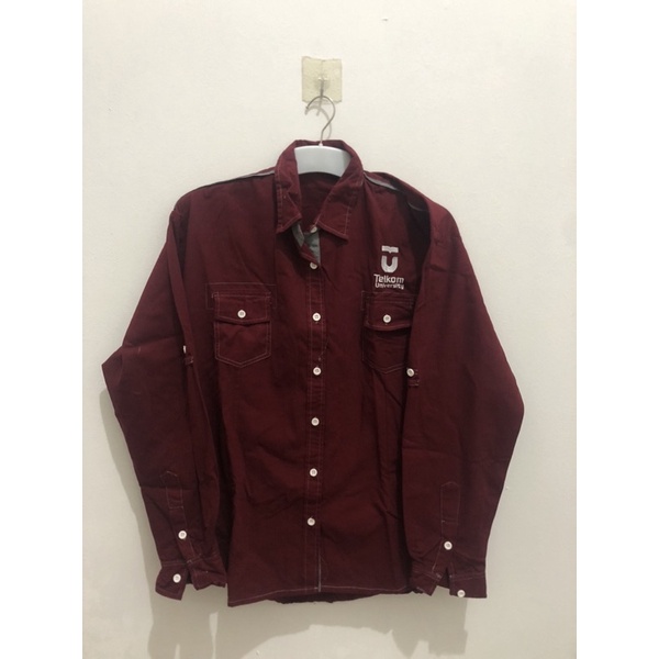 Preloved seragam baju merah telkom university