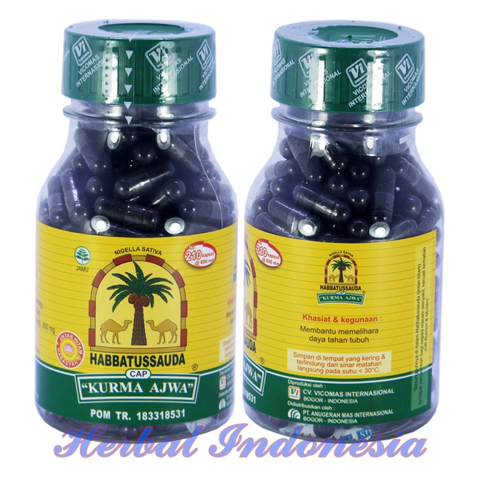 

Habbatussauda "KURMA AJWA" 210 Kapsul