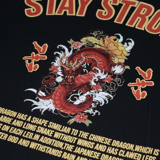 Twohead tshirt Stay Strong black