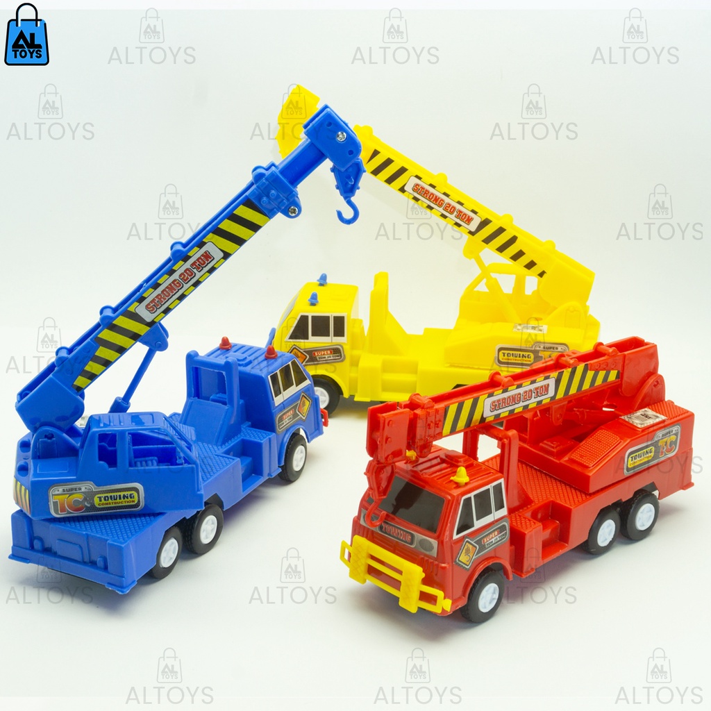 Engineering Truck Mini Mainan Mobil Konstruksi Mini Pullback Murah Dump Truk, Crane, Mixer dan Excavator ST2159