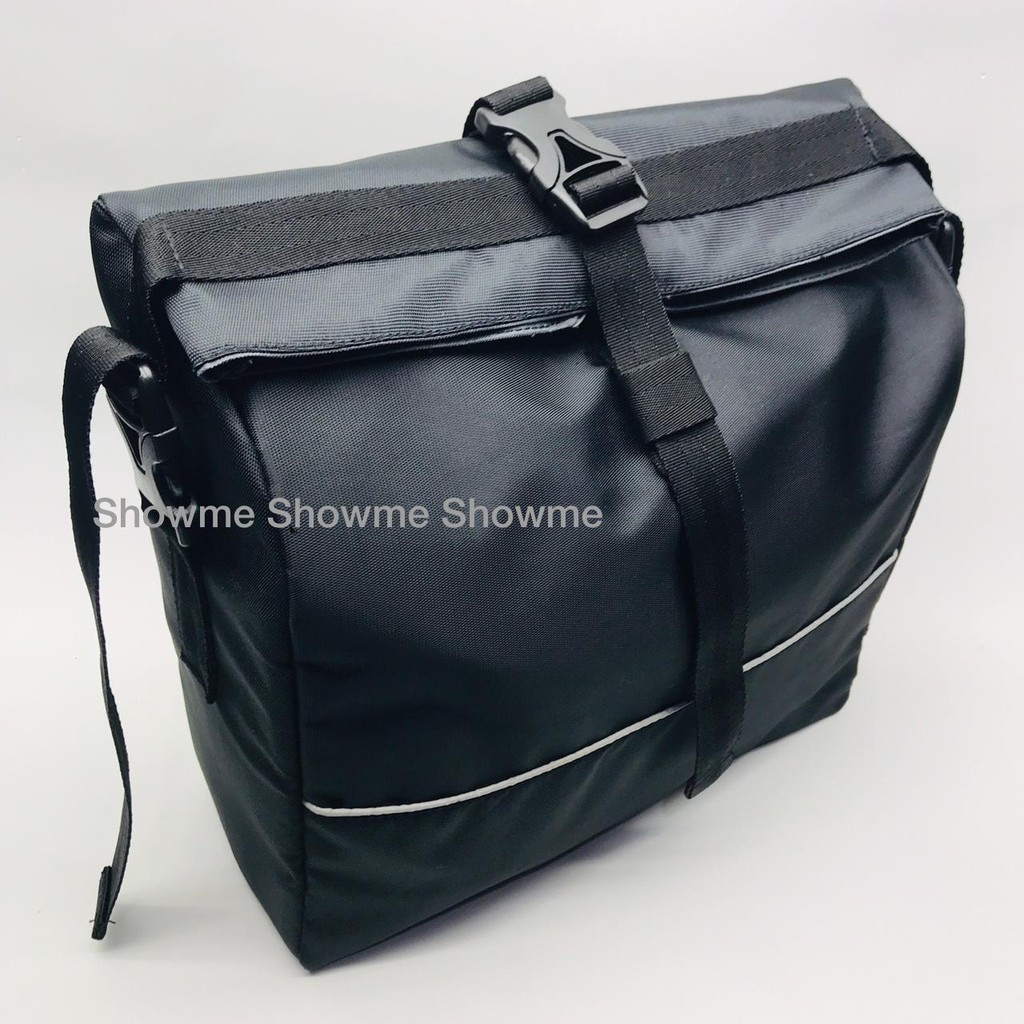 Showme Tas Motor 1 Sisi (tinggi 27cm X 30 cm X lebar 11cm) XSR 155 - W175 - Custom Motor - kawasaki W175 - YamaH XSR 155