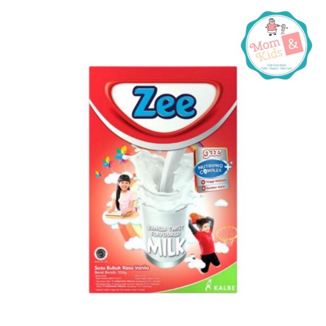 ZEE Reguler Vanila Twist Milk &amp; Swiss Chocolate Box 350gr