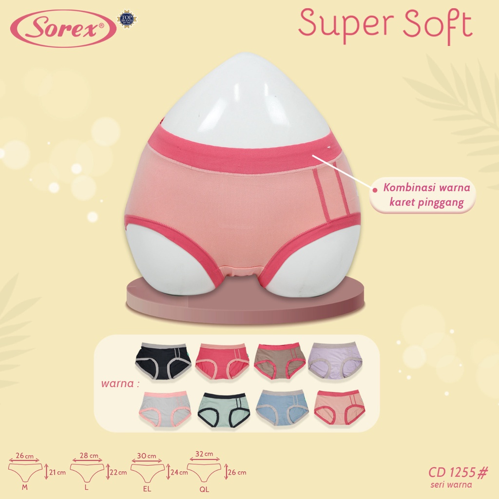 CELANA DALAM Basic WANITA 1255 SOREX