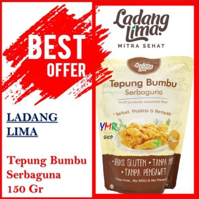 

Ladang Lima Tepung bumbu serbaguna 150 Gr TP373