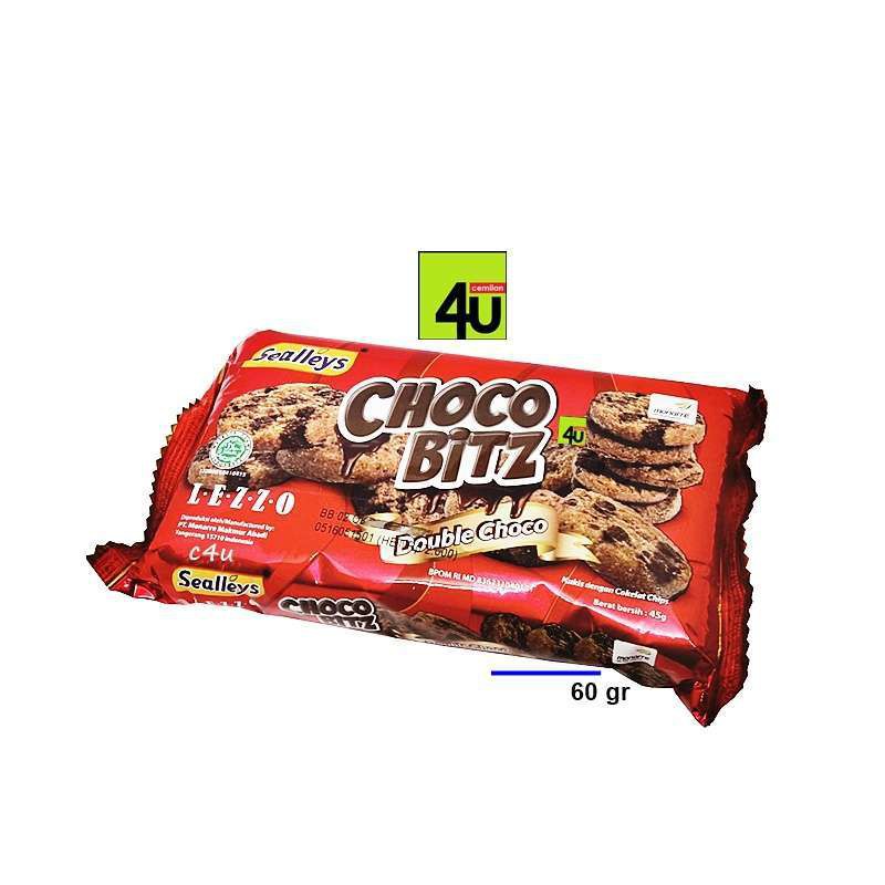 Lezzo Choco Bits Kukis Cokelat Mini [45 gr]