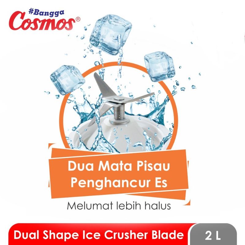 blender 2 liter cosmos cb-281 g / blender kaca cosmos CB 281g / blender 2L cosmos cb281g