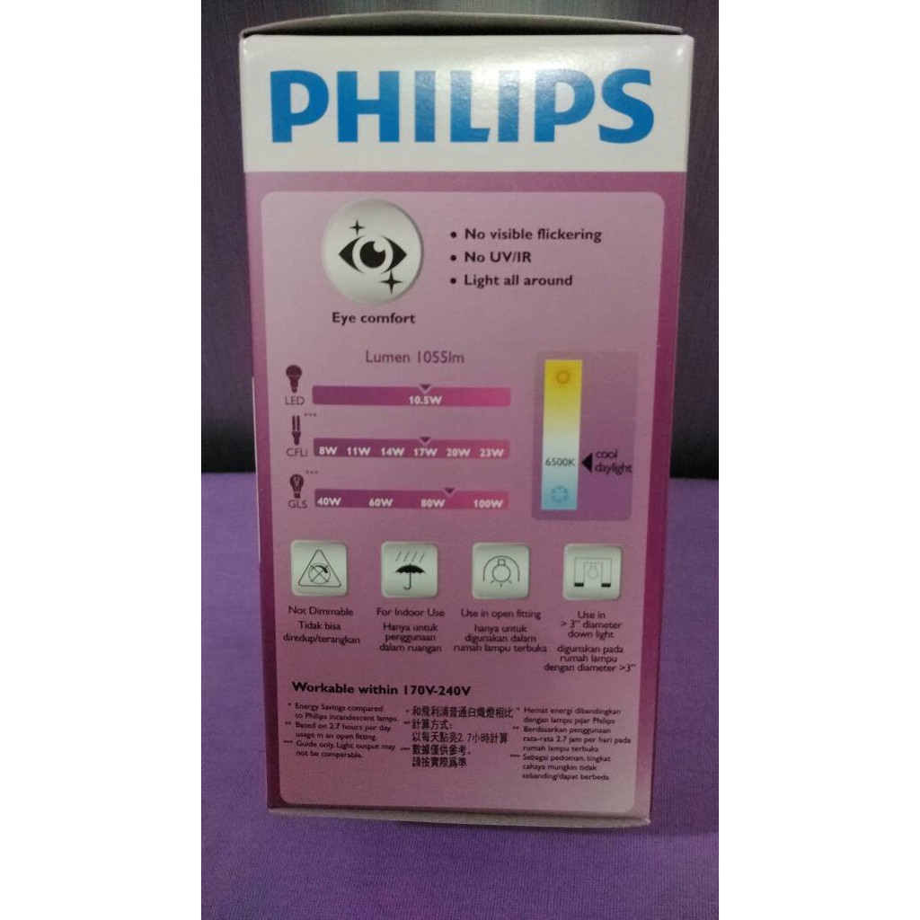 Lampu Led Philip 10 watt