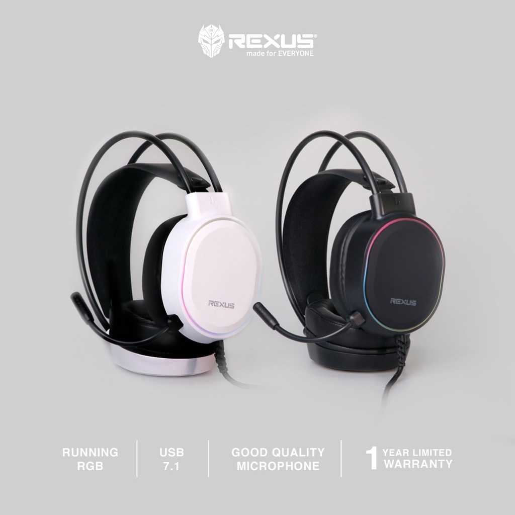 Headset Headphone Gaming REXUS THUNDERVOX HX9 7.1 Virtual Surround Sound Gaming Headset Headphone