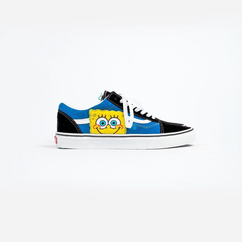 VANS OLD SKOOL X SPONGEBOB SQUAREPANTS BLACK BLUE