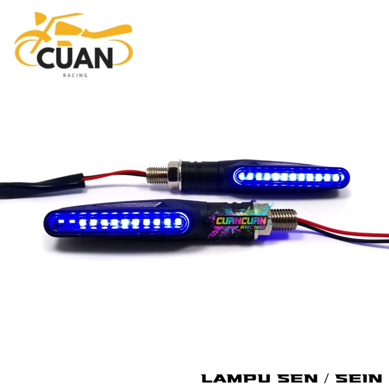 Sein Running Lampu Sen Running Led Lidi 2 Mode Universal Semua Motor Bisa