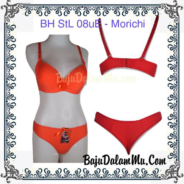 TERLARIS PUSH UP BRA SET DENGAN CD DENGAN WARNA CERAH BH STL 08UE MR !!