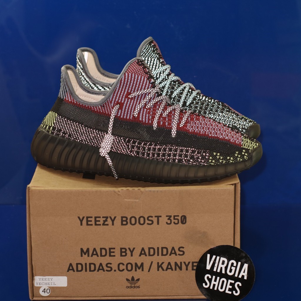 Sepatu *yeezy boost 350 v2* yecheil rf imfor tag Made in china