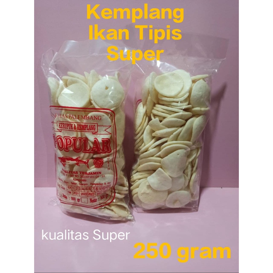 

Kemplang Ikan Tipis Super