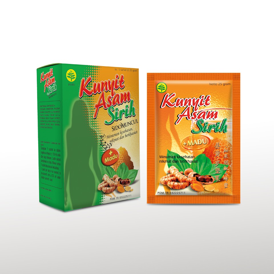 

Pelancar Haid Kunyit Asam Sirih Sidomuncul Obat Pereda Nyeri Lancar Melancarkan Haid Minuman Herbal Segar Tradisional Kunyit Asam Bubuk Sachet