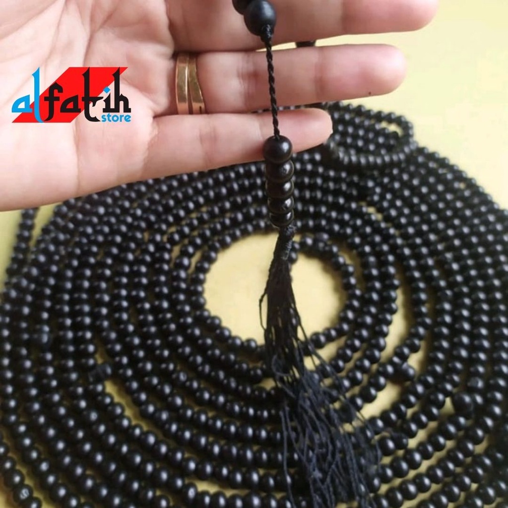 Tasbih 1000 butir 8mm ANTIGORES kayu walikukun / kayu laduni 8mm tasbih walikukun tasbih 1000 butir