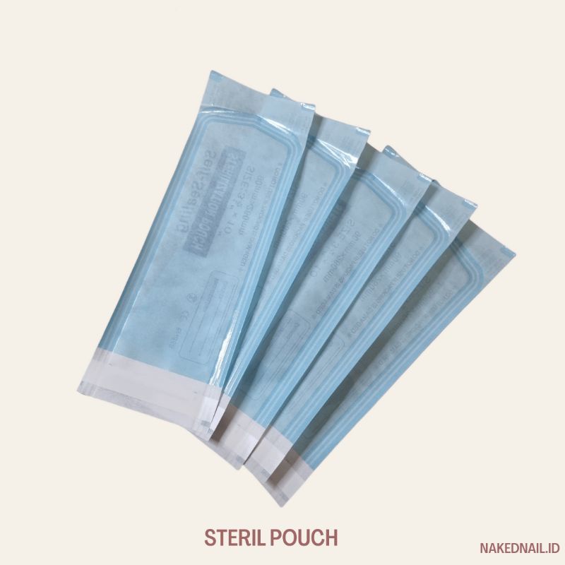 Sterilization pouch kantong steril hygiene steril plastik steril nailart nail art