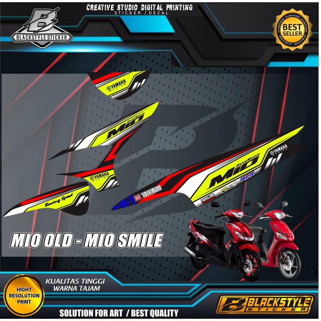 COD LIS STRIPING MOTOR MIO OLD / MIO KARBU - MIO SMILE  / MIO YAMAHA SMILE VARIASI RACING STRIPING /