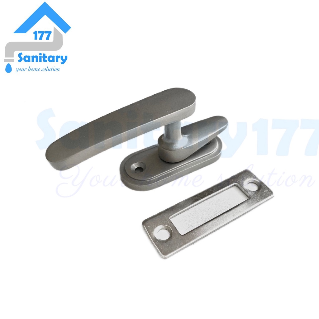 Rambuncis stainless Tebal onassis 23a-Grendel selot slot handle jendela ram buncis kunci casemen black handel casement window