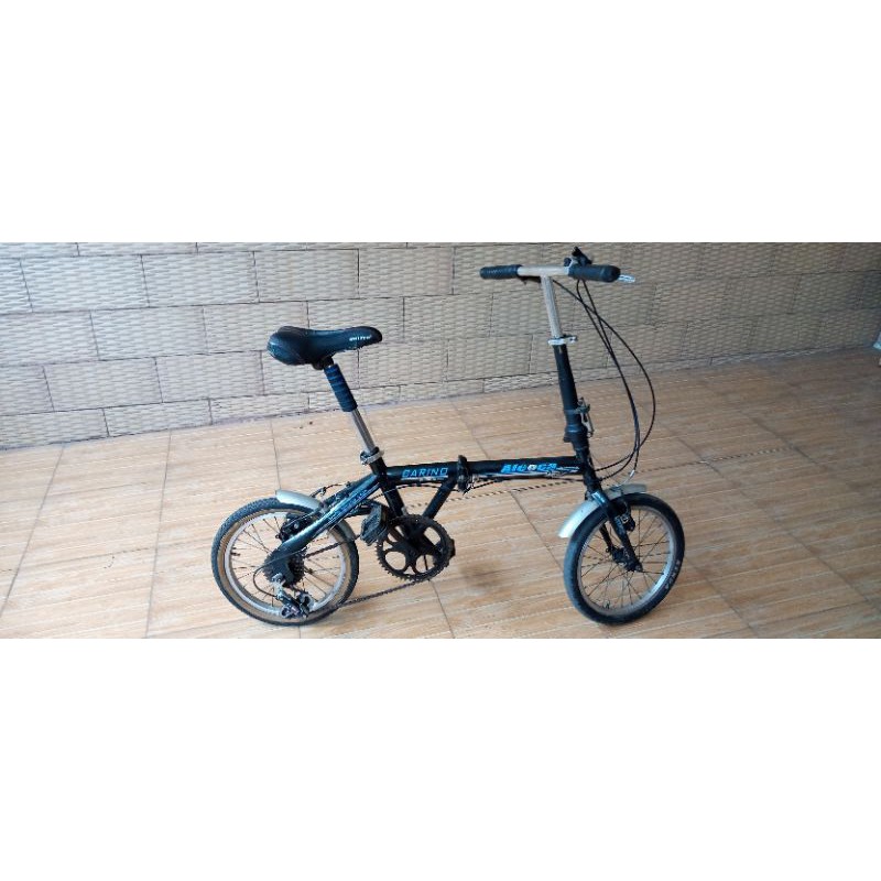 sepeda lipat termurah aleoca carino RS-35 shimano equip 6 speed stang lurus