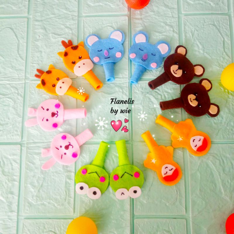 

hiasan pensil lucu/pensil hias flanel/handmade