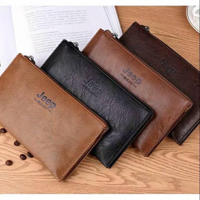 Dompet Kulit Panjang Pria, Dompet Jeep Buluo