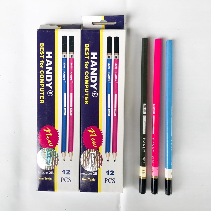 

STR 05 - Pensil 2B Merk Handy pensil kayu murah satuan ecer 1pcs