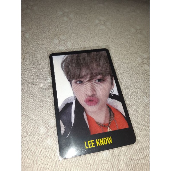 Photocard Lee Know Miroh Clè 1 Black Border dan Purple Border (ALL BOOKED) JANGAN DI CO
