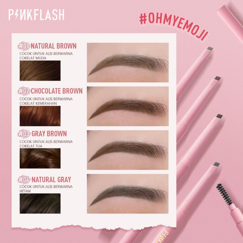 Pinkflash Waterproof Auto Eyebrow Pencil