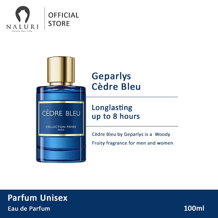 Parfum Geparlys Cedre Bleu / eau de parfume / parfum unisex / parfum 100ml