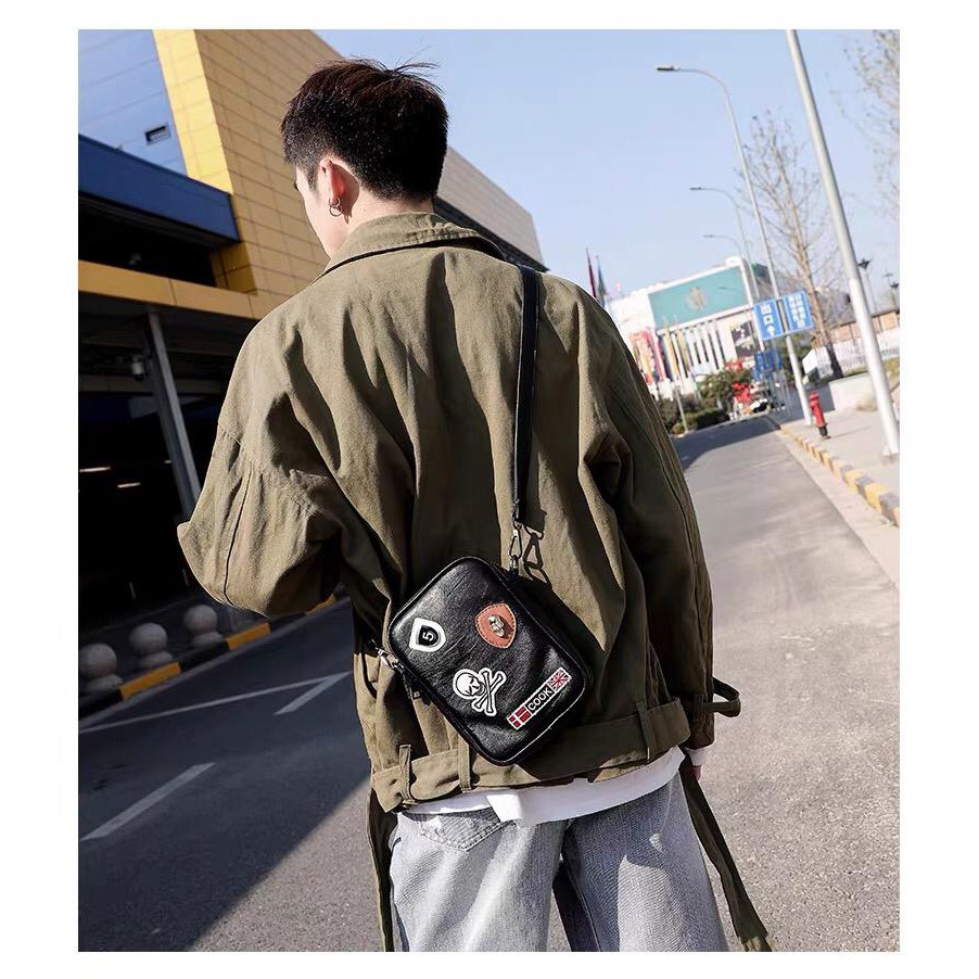 Tas Selempang Kulit Tas Pria Slempang Mini Slingbag 3097
