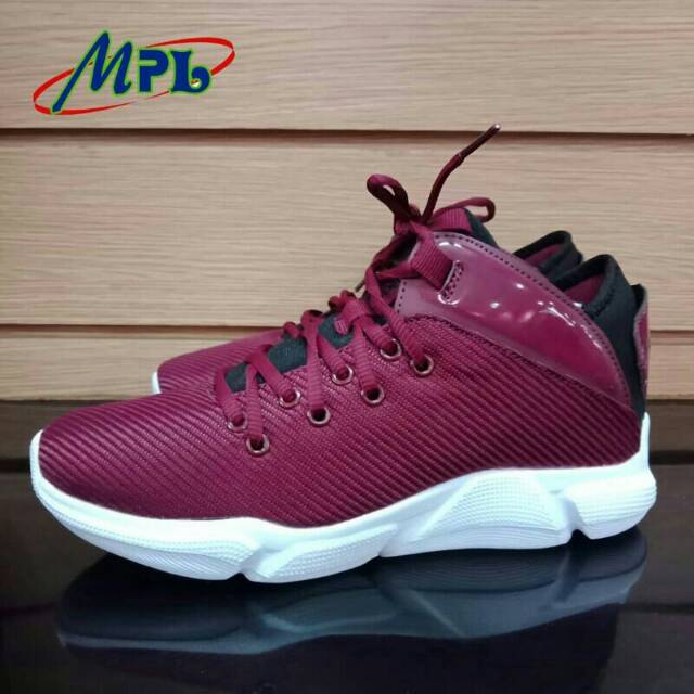 SEPATU BASKET ARDILES SEDONA MAROON/HITAM