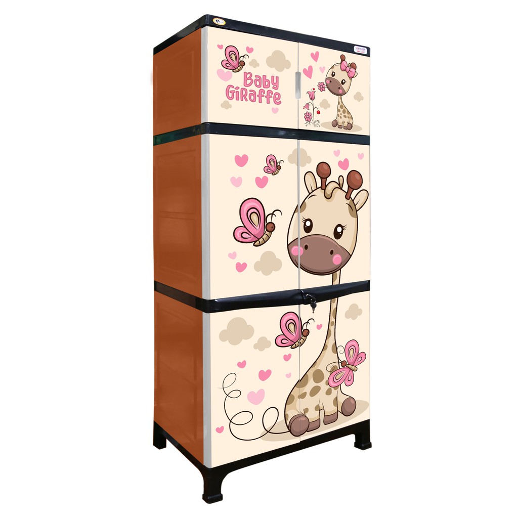 Lemari Plastik / Lemari Susun / Lemari Gantung / Lemari anak / Lemari Plastik Printing BMC 8610 GANT