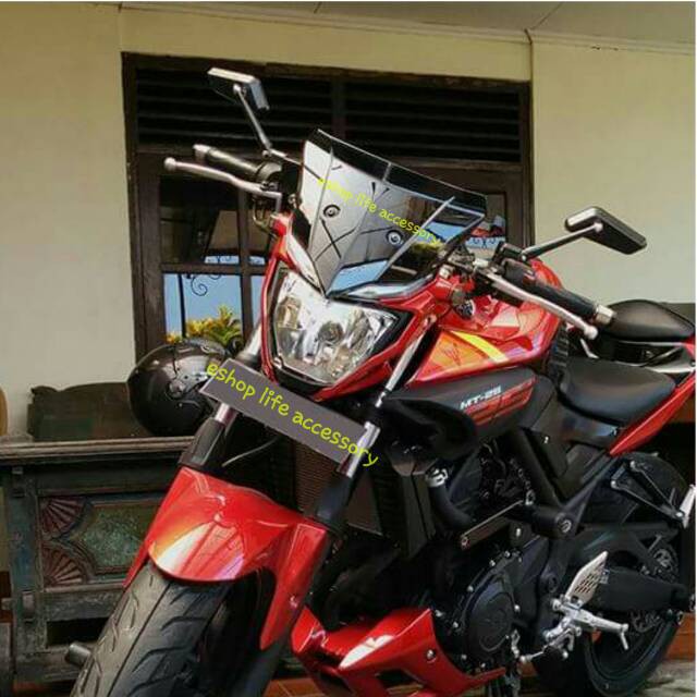 Aksesoris mt25 Visor windshield original yamaha MT25 sporty
