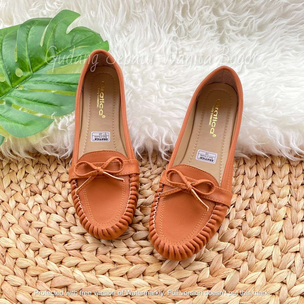 Gratica Sepatu Wanita Rajut Mocasin Flat Shoes RJ 28