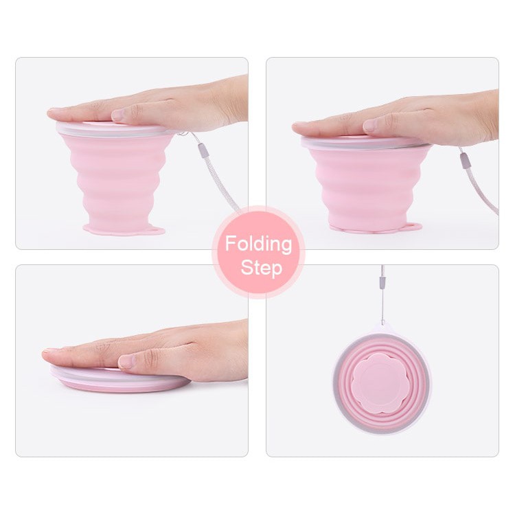 Babyqlo Gelas Lipat Silicone / Foldable Silicone Cup Bq-7006