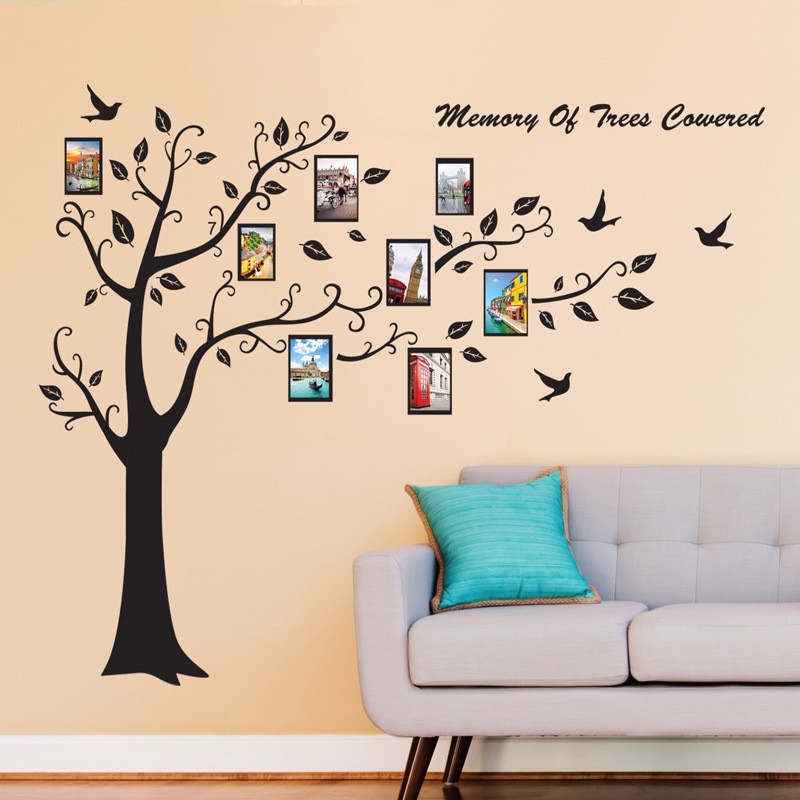 RELIZA Wall Sticker / Stiker Dinding Pohon Foto Tree Frame Wallsticker JM7194AB