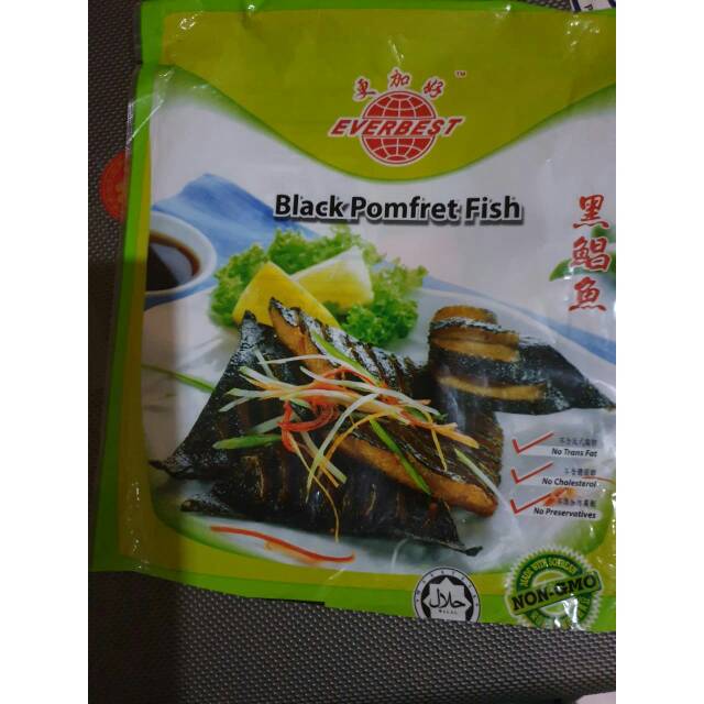 

Everbest Black Pomfret fish 380g
