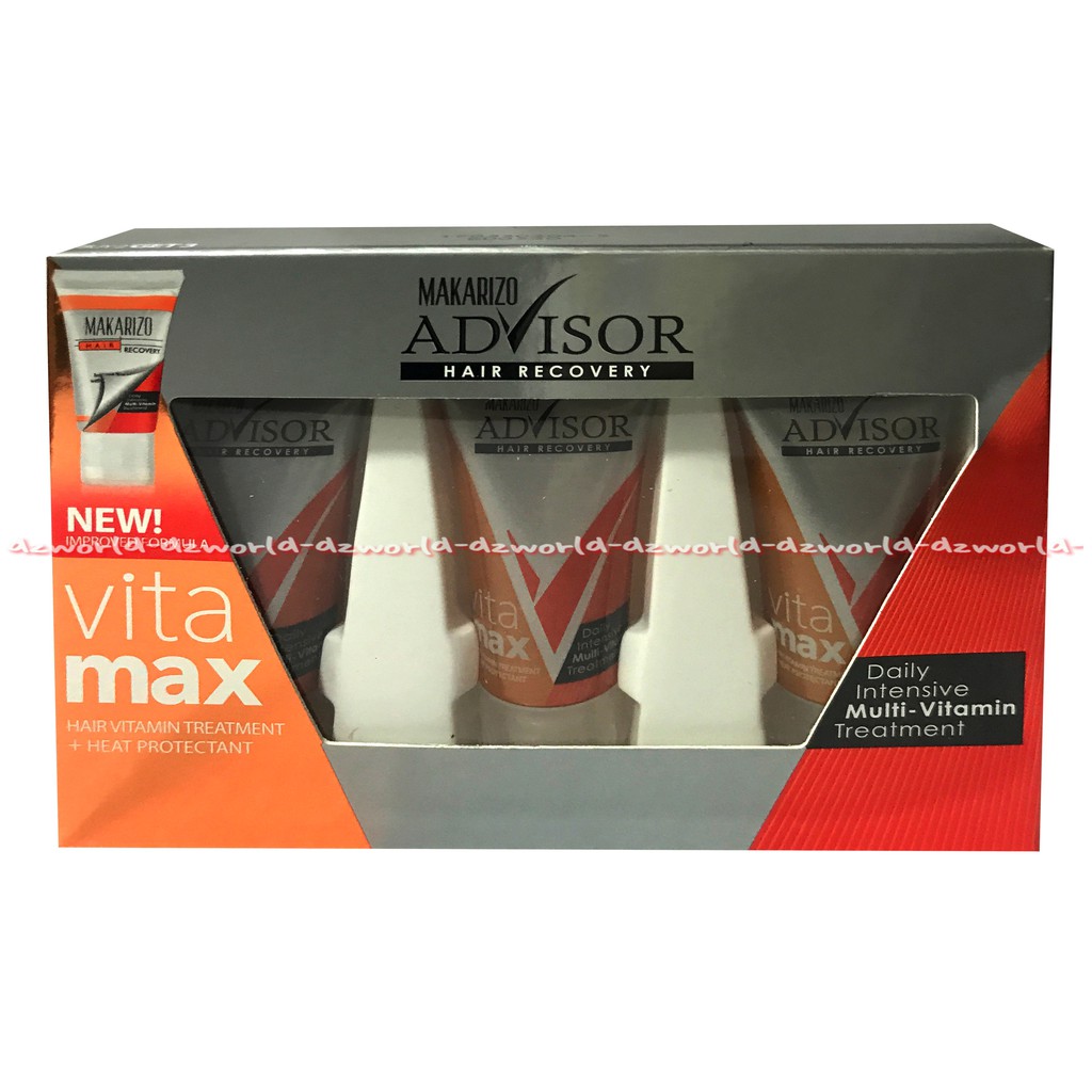 Advisor Makarizo Vitamax Multivitamin Rambut Agar Halus Lembut Dan Mudah Diatur Isi 3