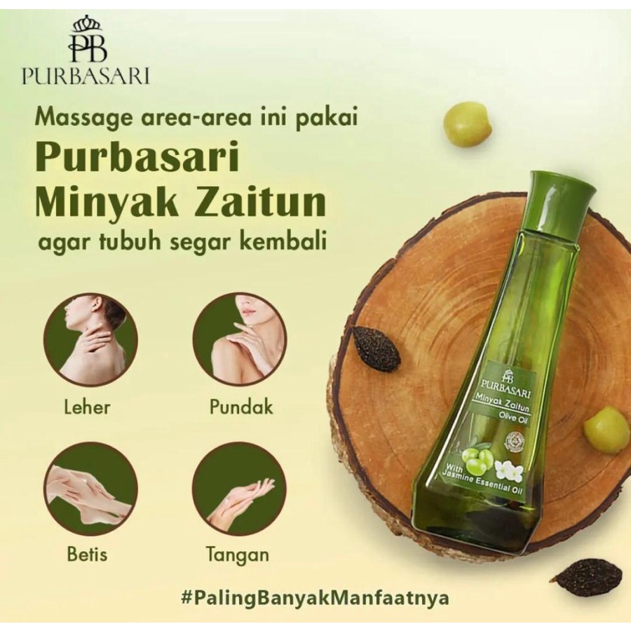 [ PURBASARI ] MINYAK ZAITUN OLIVE OIL 150 ML