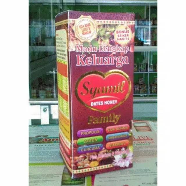 MADU SYAMIL FAMILY DATES HONEY 200ml - Syamil Keluarga