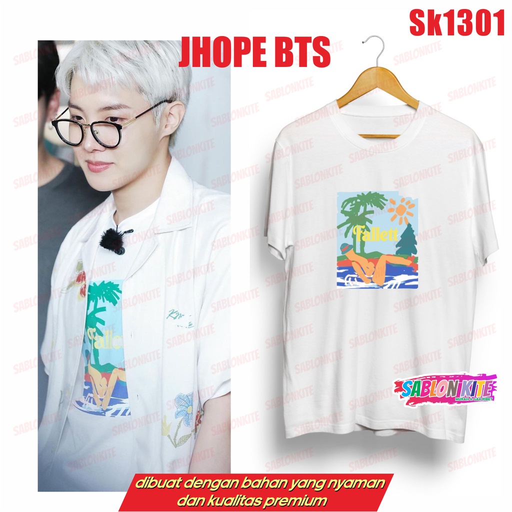 MURAH!!! KAOS KPOP JHOPE FALLET SK1301 UNISEX ADA KAOS ANAK