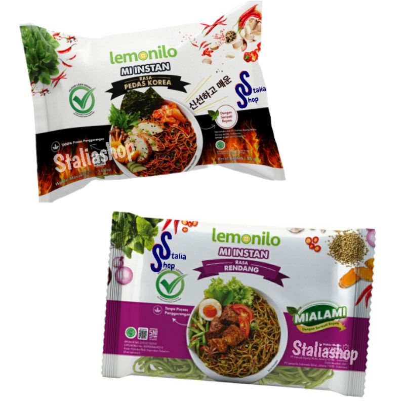 Mie Lemonilo Pedas Korea Mie Rendang Mie Lemonilo Rasa Baru