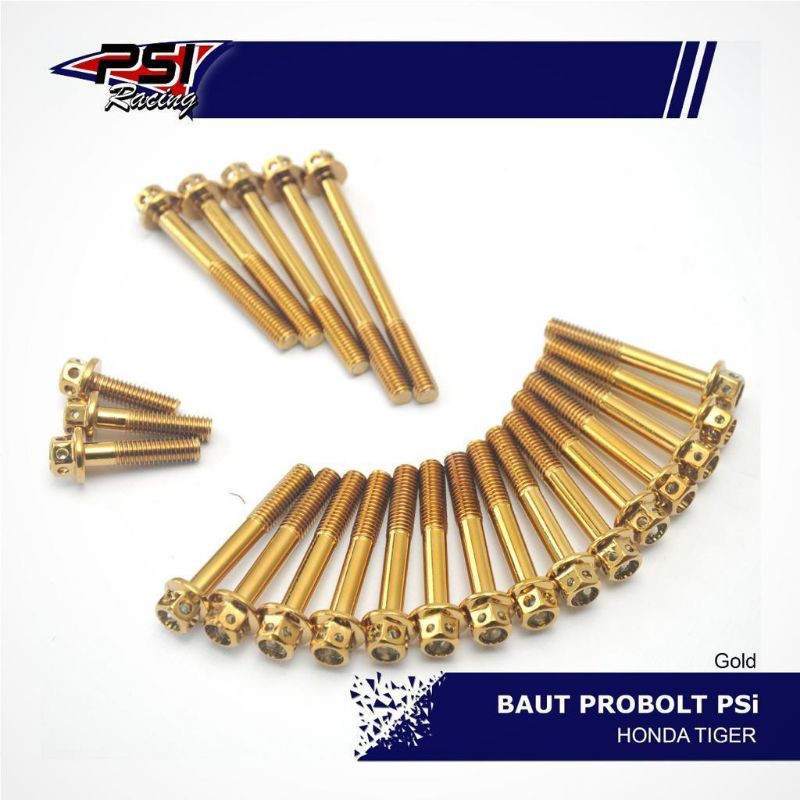 Baut probolt bak kanan kiri tiger baut probolt bak magnet baut bak kopling kingnut &amp; psi