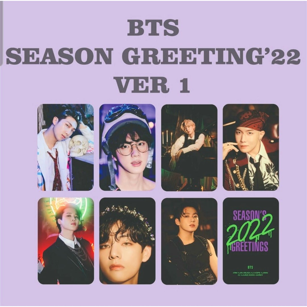 BTS SEASON GREETING 2022 PHOTOCARD