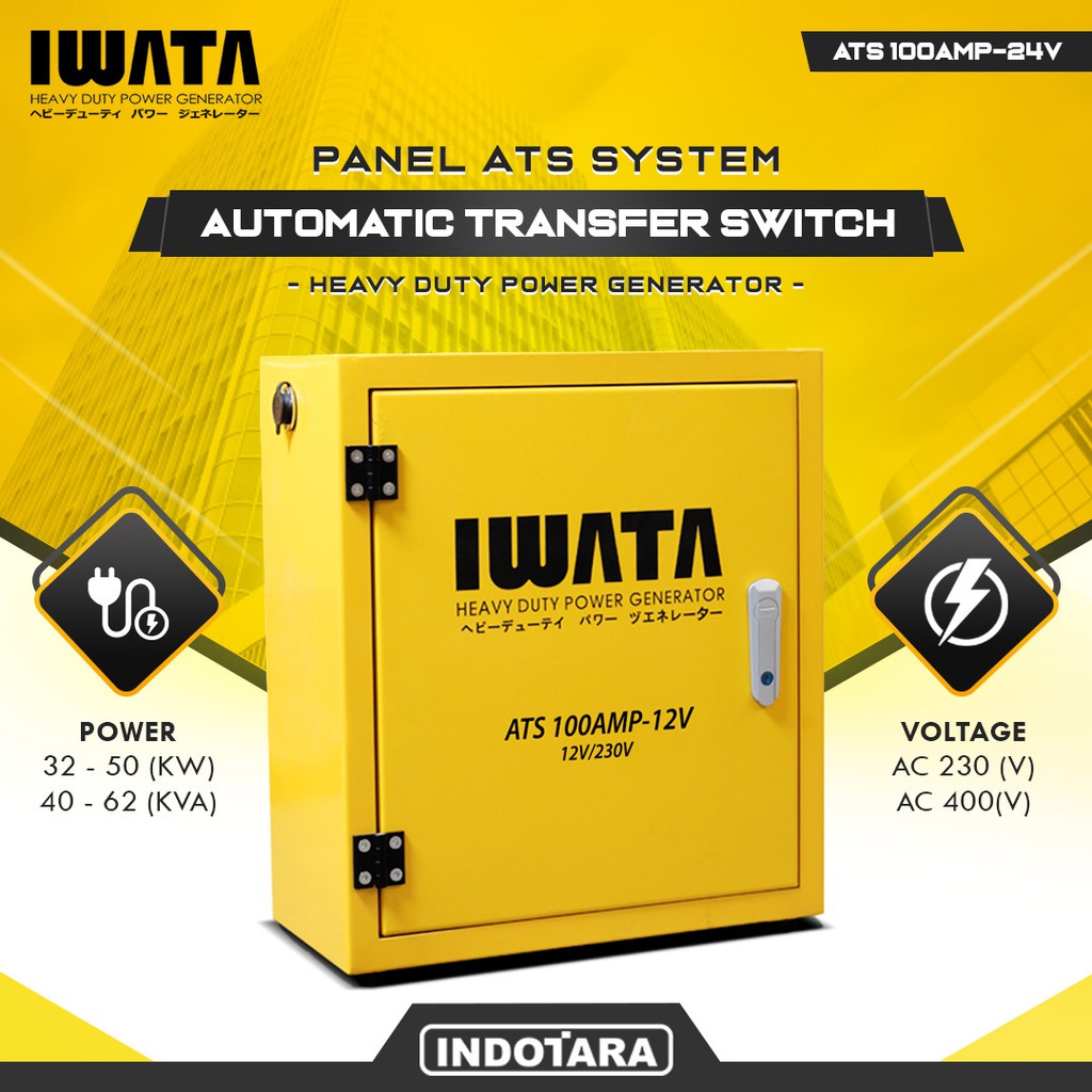 Panel ATS IWATA 32-50KW - 100A