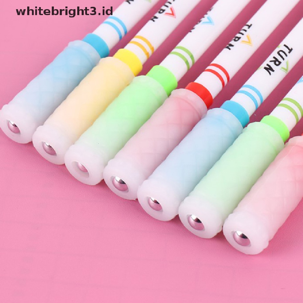 (whitebright3.id) Pulpen Spinning Anti Slip 20CM Warna Putih Untuk Kompetisi Champion