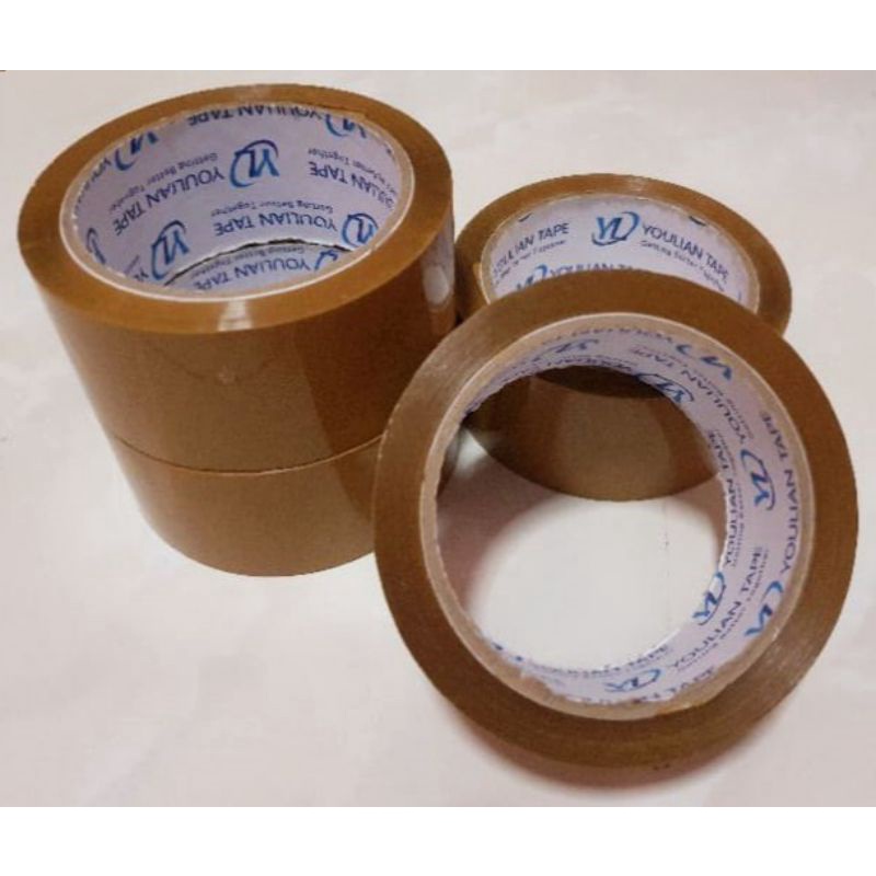 

Isolasi 90 yard| Lakban Bening dan Coklat Uk 45mm | 90 Yard | 100 Yard