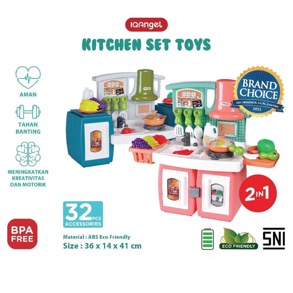 IQAngel Kitchen Set Toys / Mainan Masak Dapur