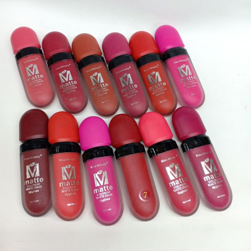 LIP GLOSS KISBEAUTY MATTE ITEM NO 7656A gepeng