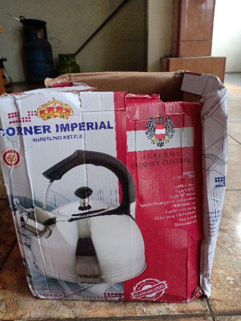 Imperial Teko Siul Teko Bunyi 6l Stainless Steel Whistling Kettle 6 Litre High Quality